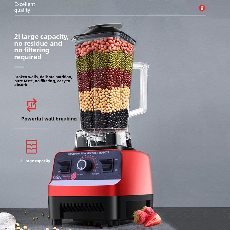 Blender Multi-Functional Food Processor Household Kitchen Grinder Baby Food Soy Milk Maker Large Capacity Fruit and Vegetable Juicer Cross-Border