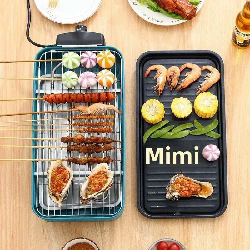 High Power 1500W Multifunctional Electric Grill Smokeless BBQ All-in-One Machine Master of Skewers and Grilling at Your Fingertips