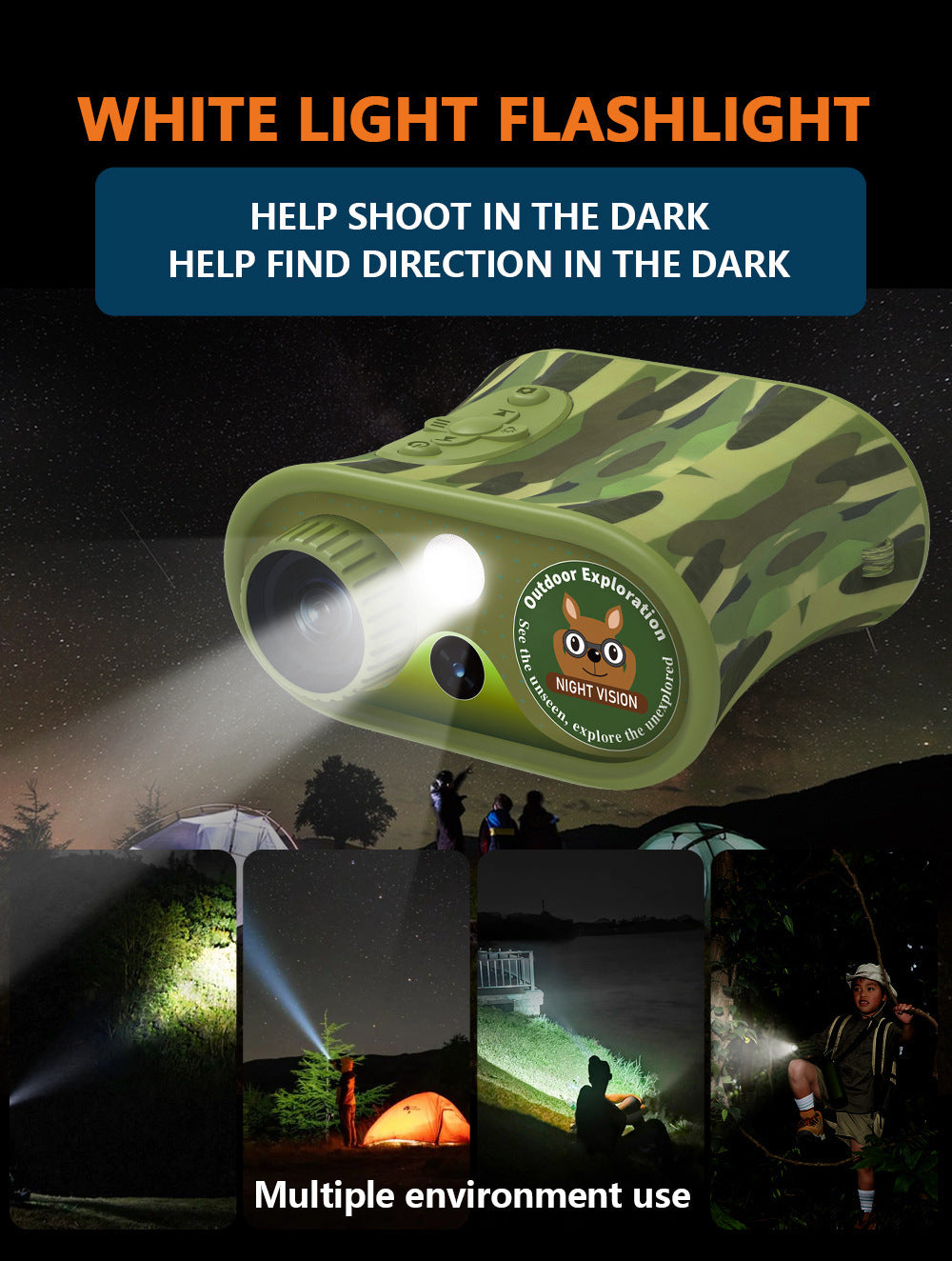 New Hot-Selling HD Photo and Video Birdwatching Binoculars Infrared Outdoor Children's Cross-Border Digital Telescope Night Vision Device