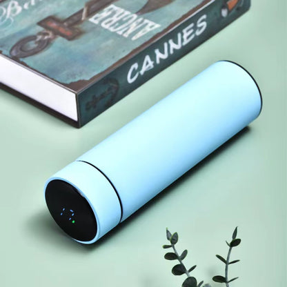 Smart Insulated Cup Stainless Steel 304 Temperature Display Cup Gift Custom Water Cup Frosted Business Straight Cup Wholesale