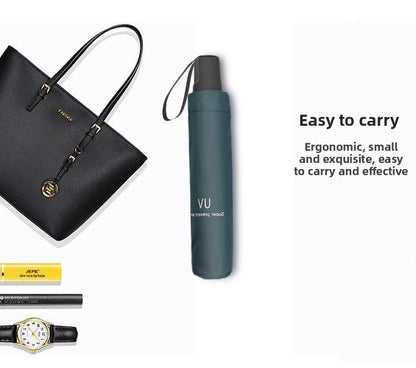 Automatic 24-Rib Umbrella Folding Umbrella High-End Feel Dual-Use Sunshade Sun Protection Umbrella Business Wholesale Custom Sun Umbrella