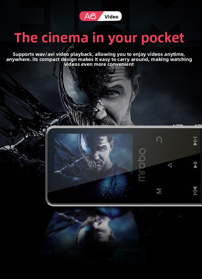 MP3 Manufacturer Supplies A6 Student Player MP4 Card Slot Touch Button Bluetooth Speaker Mini Portable Walkman