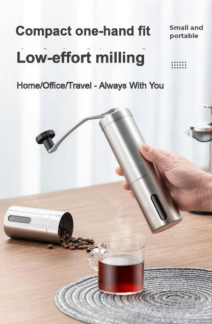 Stainless Steel Manual Coffee Grinder - Factory Direct Supply (In Stock)