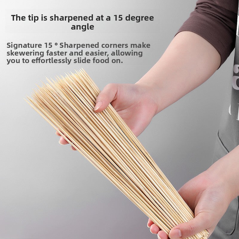 BBQ Bamboo Sticks Commercial Bobo Chicken Hot Pot Mutton Good Smell Stick Disposable Prod Snack Spicy Hot Pot Household Wholesale