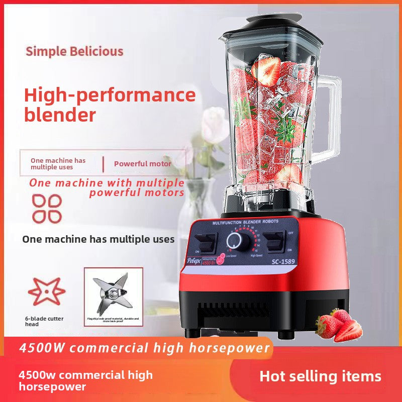 Blender Multi-Functional Food Processor Household Kitchen Grinder Baby Food Soy Milk Maker Large Capacity Fruit and Vegetable Juicer Cross-Border
