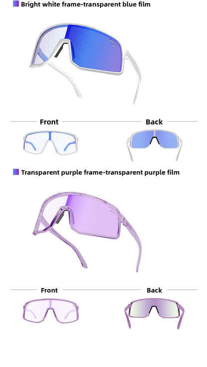 Photochromic Cycling Glasses Day and Night Windproof Sports Glasses Running Marathon Glasses Cycling Goggles