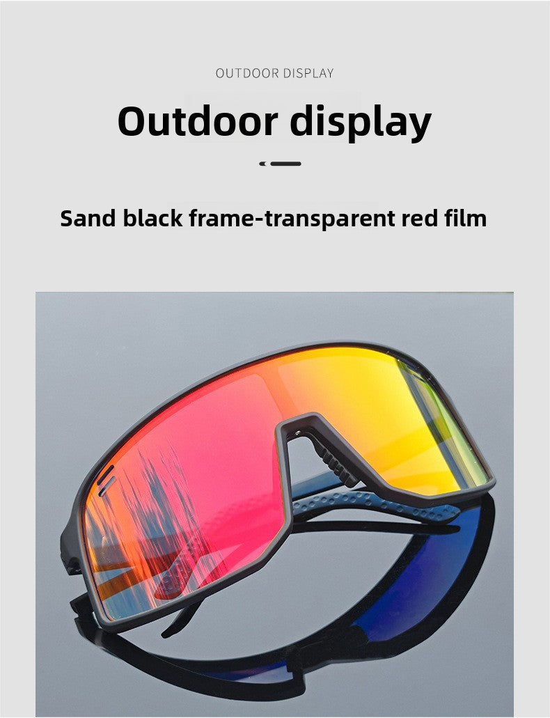 Photochromic Cycling Glasses Day and Night Windproof Sports Glasses Running Marathon Glasses Cycling Goggles