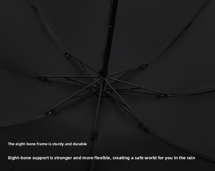 Automatic 24-Rib Umbrella Folding Umbrella High-End Feel Dual-Use Sunshade Sun Protection Umbrella Business Wholesale Custom Sun Umbrella