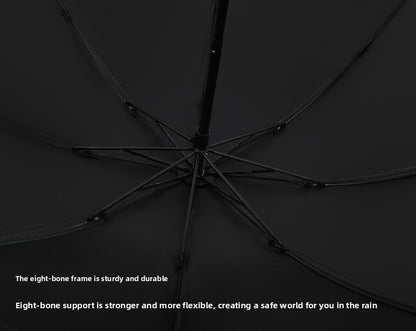 Automatic 24-Rib Umbrella Folding Umbrella High-End Feel Dual-Use Sunshade Sun Protection Umbrella Business Wholesale Custom Sun Umbrella