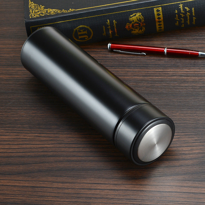 Smart Insulated Cup Stainless Steel 304 Temperature Display Cup Gift Custom Water Cup Frosted Business Straight Cup Wholesale