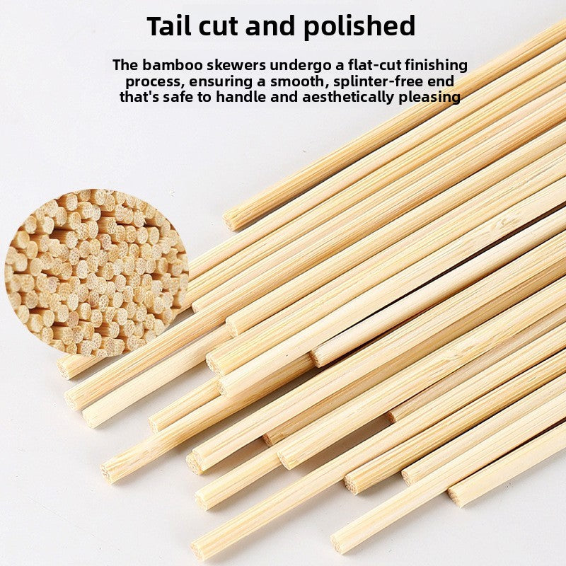 BBQ Bamboo Sticks Commercial Bobo Chicken Hot Pot Mutton Good Smell Stick Disposable Prod Snack Spicy Hot Pot Household Wholesale