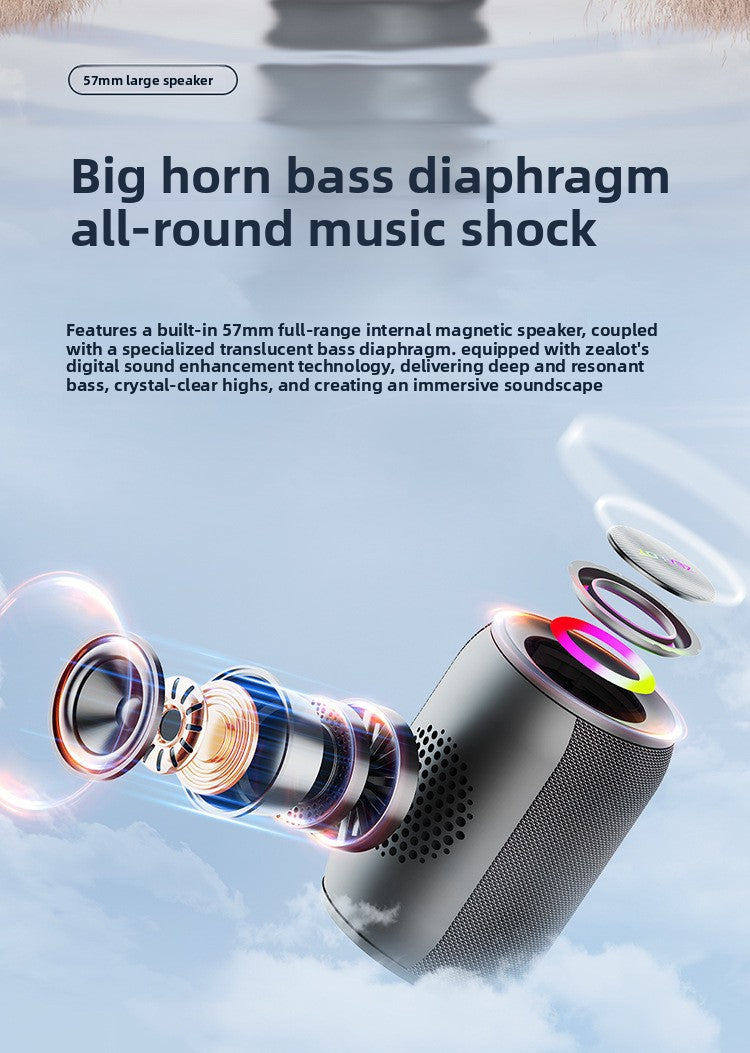 Fanatic New S32pro Bluetooth Speaker Outdoor Portable High-Quality Sound Subwoofer Home Audio Cross-Border