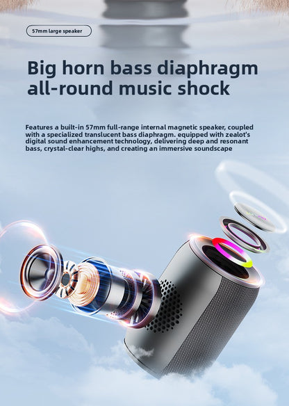 Fanatic New S32pro Bluetooth Speaker Outdoor Portable High-Quality Sound Subwoofer Home Audio Cross-Border