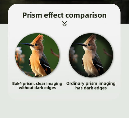 BIJIA10x42 Binoculars High Magnification HD Low Light Night Vision Nitrogen Filled Waterproof Concert Outdoor Binoculars