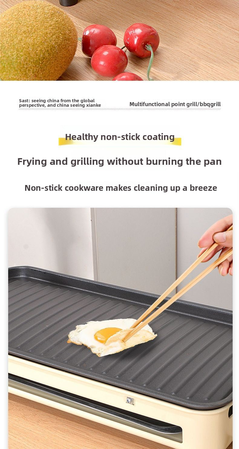 High Power 1500W Multifunctional Electric Grill Smokeless BBQ All-in-One Machine Master of Skewers and Grilling at Your Fingertips