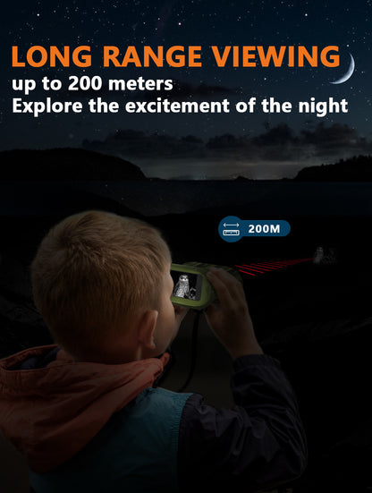 New Hot-Selling HD Photo and Video Birdwatching Binoculars Infrared Outdoor Children's Cross-Border Digital Telescope Night Vision Device