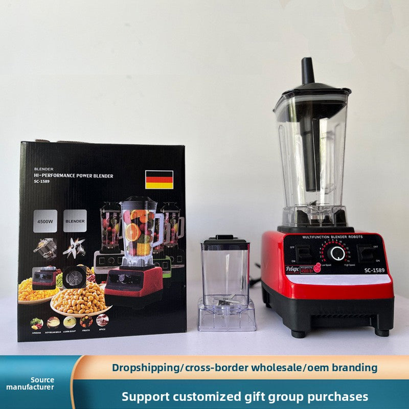 Blender Multi-Functional Food Processor Household Kitchen Grinder Baby Food Soy Milk Maker Large Capacity Fruit and Vegetable Juicer Cross-Border