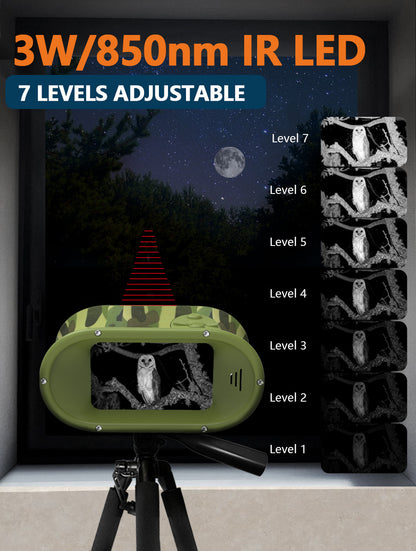 New Hot-Selling HD Photo and Video Birdwatching Binoculars Infrared Outdoor Children's Cross-Border Digital Telescope Night Vision Device