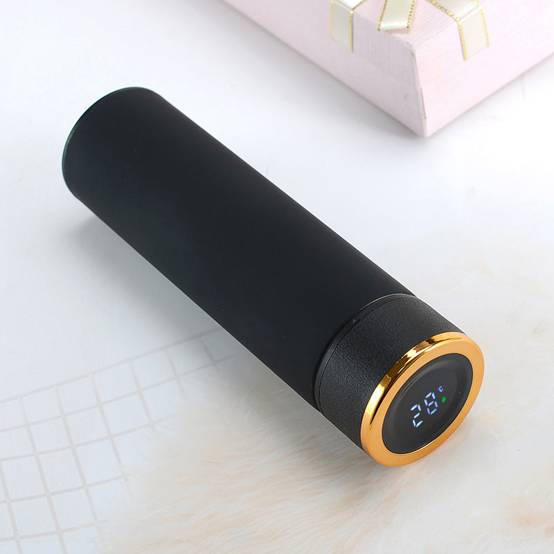 Smart Insulated Cup Stainless Steel 304 Temperature Display Cup Gift Custom Water Cup Frosted Business Straight Cup Wholesale