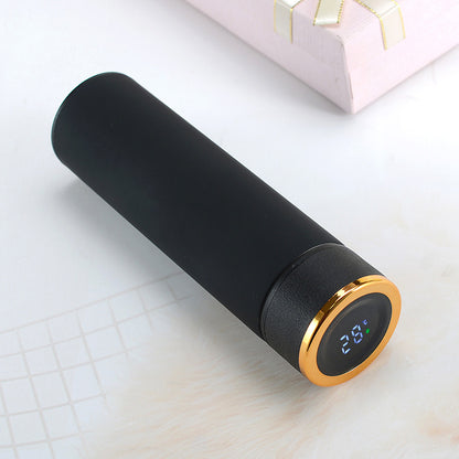 Smart Insulated Cup Stainless Steel 304 Temperature Display Cup Gift Custom Water Cup Frosted Business Straight Cup Wholesale