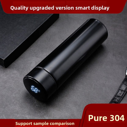 Smart Insulated Cup Stainless Steel 304 Temperature Display Cup Gift Custom Water Cup Frosted Business Straight Cup Wholesale