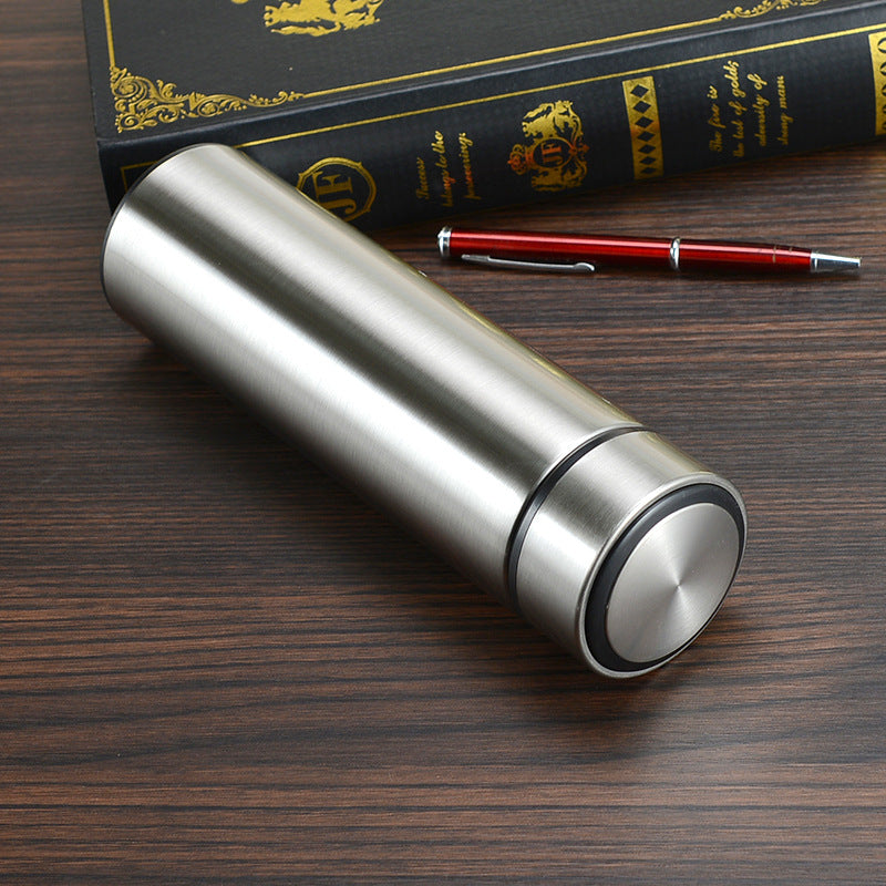 Smart Insulated Cup Stainless Steel 304 Temperature Display Cup Gift Custom Water Cup Frosted Business Straight Cup Wholesale