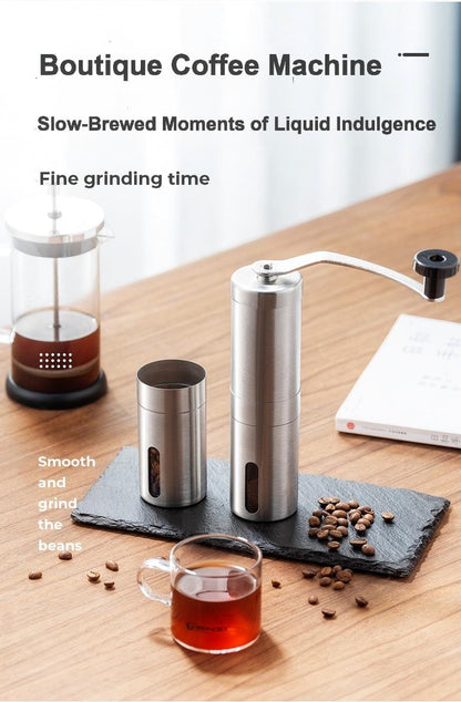 Stainless Steel Manual Coffee Grinder - Factory Direct Supply (In Stock)