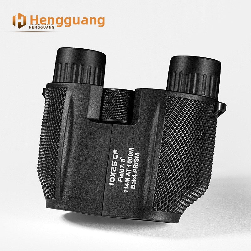 Manufacturer Wholesale Foldable 10X25 Small Paul Travel Outdoor Supplies Mini HD High Magnification Binoculars