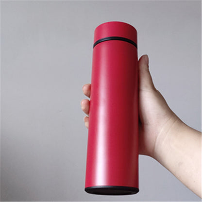 Smart Insulated Cup Stainless Steel 304 Temperature Display Cup Gift Custom Water Cup Frosted Business Straight Cup Wholesale