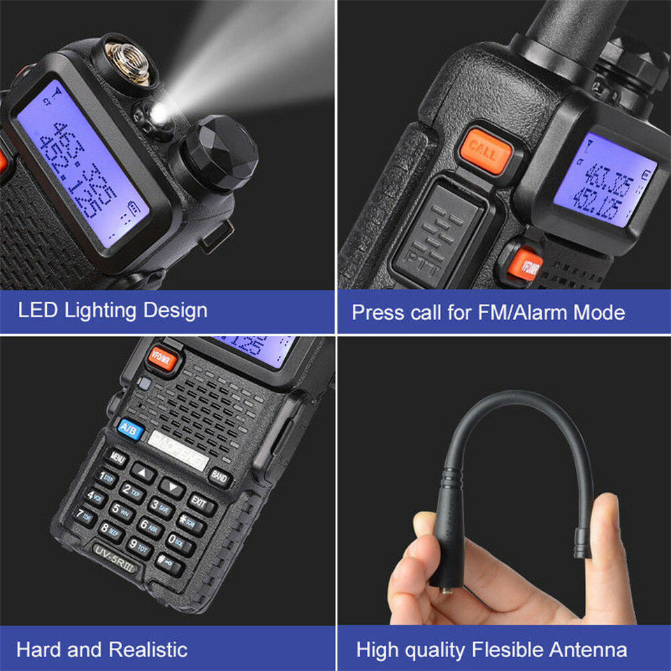 Walkie-Talkie UV-5RIII Three-Stage Civilian Outdoor High-Power UV5R Three-Stage Manufacturer Wholesale