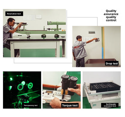 BIJIA10x42 Binoculars High Magnification HD Low Light Night Vision Nitrogen Filled Waterproof Concert Outdoor Binoculars