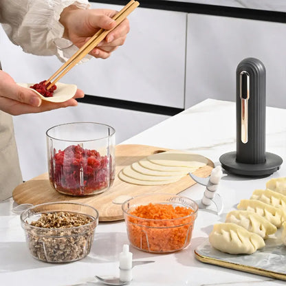Household Wireless Electric Meat Grinder Kitchen Multifunctional Food Processor Garlic Masher Small Meat Chopper Baby Food Processor