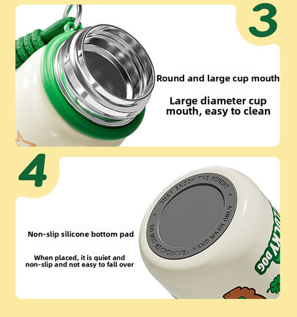 JEKO Multi-Drink Insulated Cup 316 Stainless Steel Food Grade Children Students Men Women High Appearance Cartoon Water Bottle