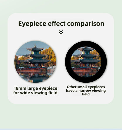 BIJIA10x42 Binoculars High Magnification HD Low Light Night Vision Nitrogen Filled Waterproof Concert Outdoor Binoculars