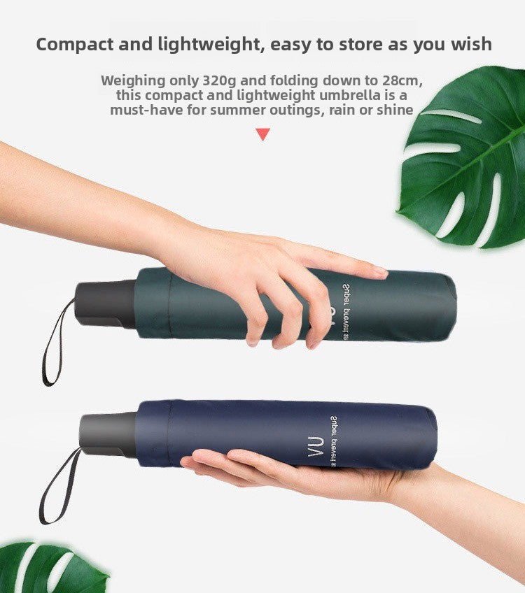 Automatic 24-Rib Umbrella Folding Umbrella High-End Feel Dual-Use Sunshade Sun Protection Umbrella Business Wholesale Custom Sun Umbrella