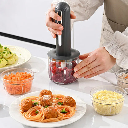 Household Wireless Electric Meat Grinder Kitchen Multifunctional Food Processor Garlic Masher Small Meat Chopper Baby Food Processor