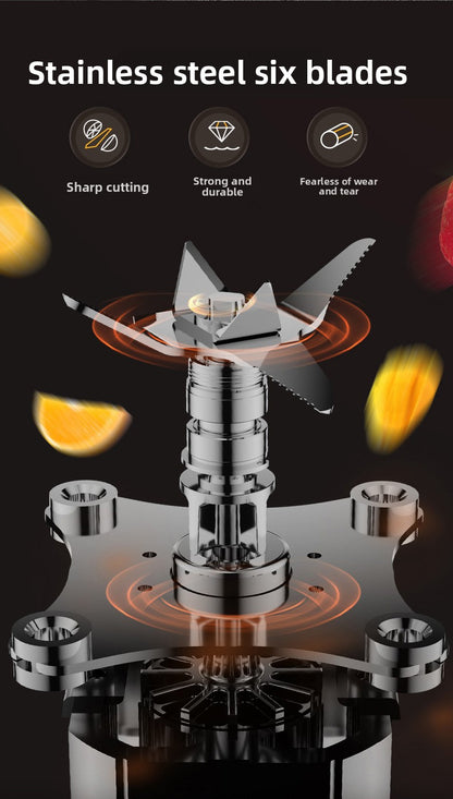 Blender Multi-Functional Food Processor Household Kitchen Grinder Baby Food Soy Milk Maker Large Capacity Fruit and Vegetable Juicer Cross-Border