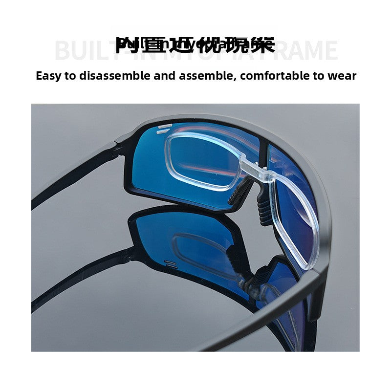 Photochromic Cycling Glasses Day and Night Windproof Sports Glasses Running Marathon Glasses Cycling Goggles