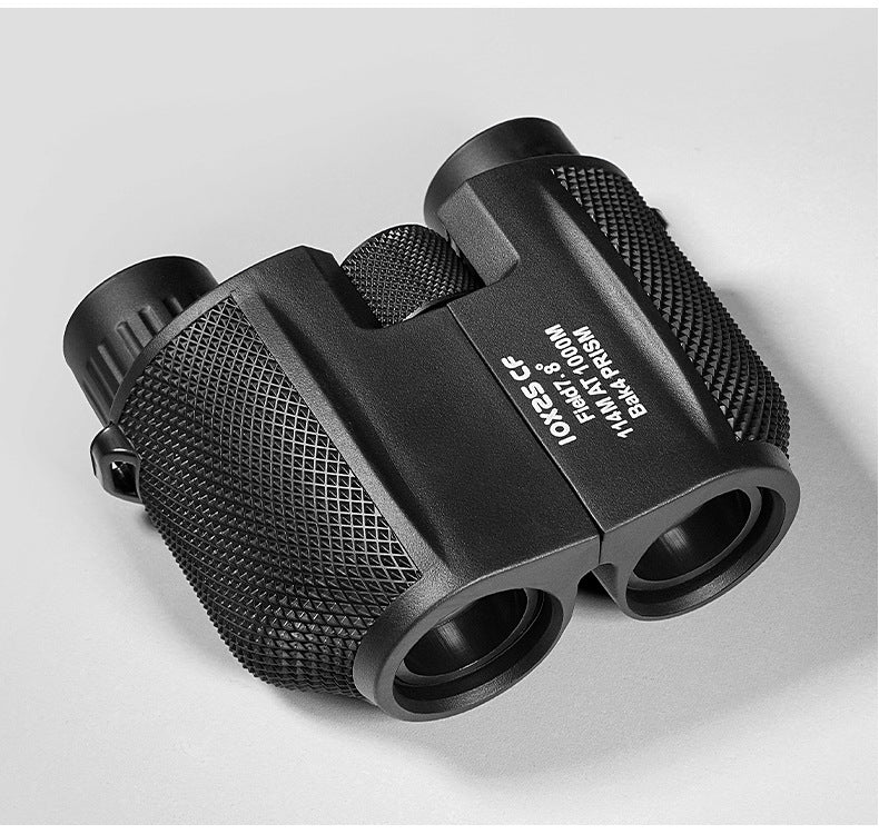 Manufacturer Wholesale Foldable 10X25 Small Paul Travel Outdoor Supplies Mini HD High Magnification Binoculars