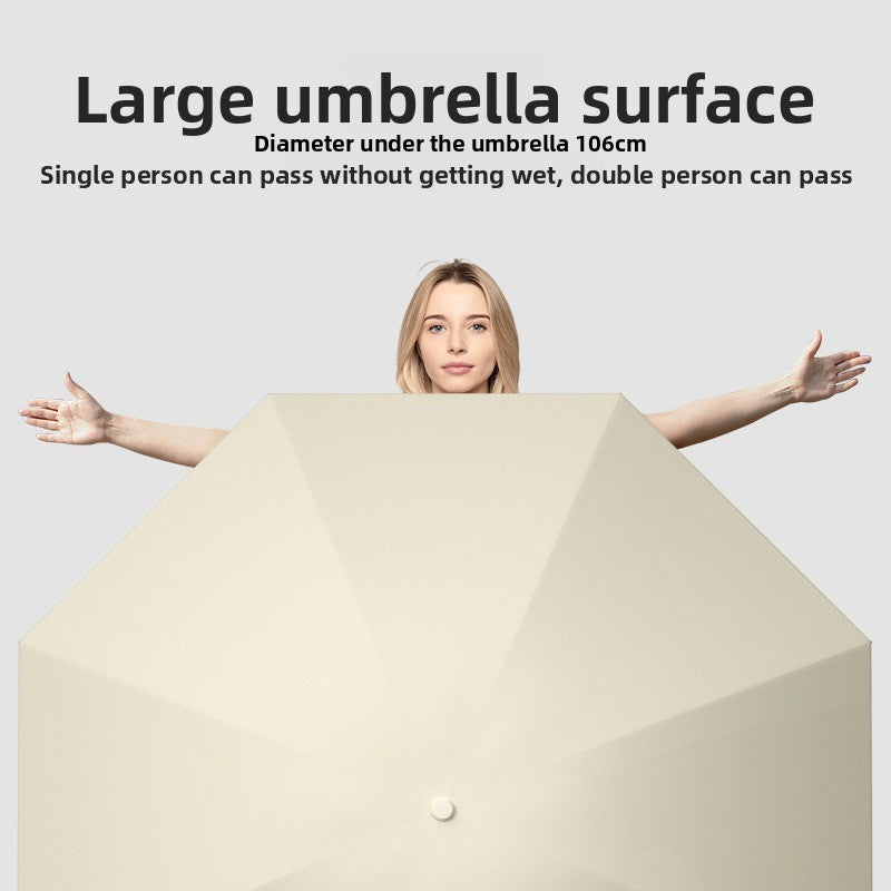 Automatic 24-Rib Umbrella Folding Umbrella High-End Feel Dual-Use Sunshade Sun Protection Umbrella Business Wholesale Custom Sun Umbrella