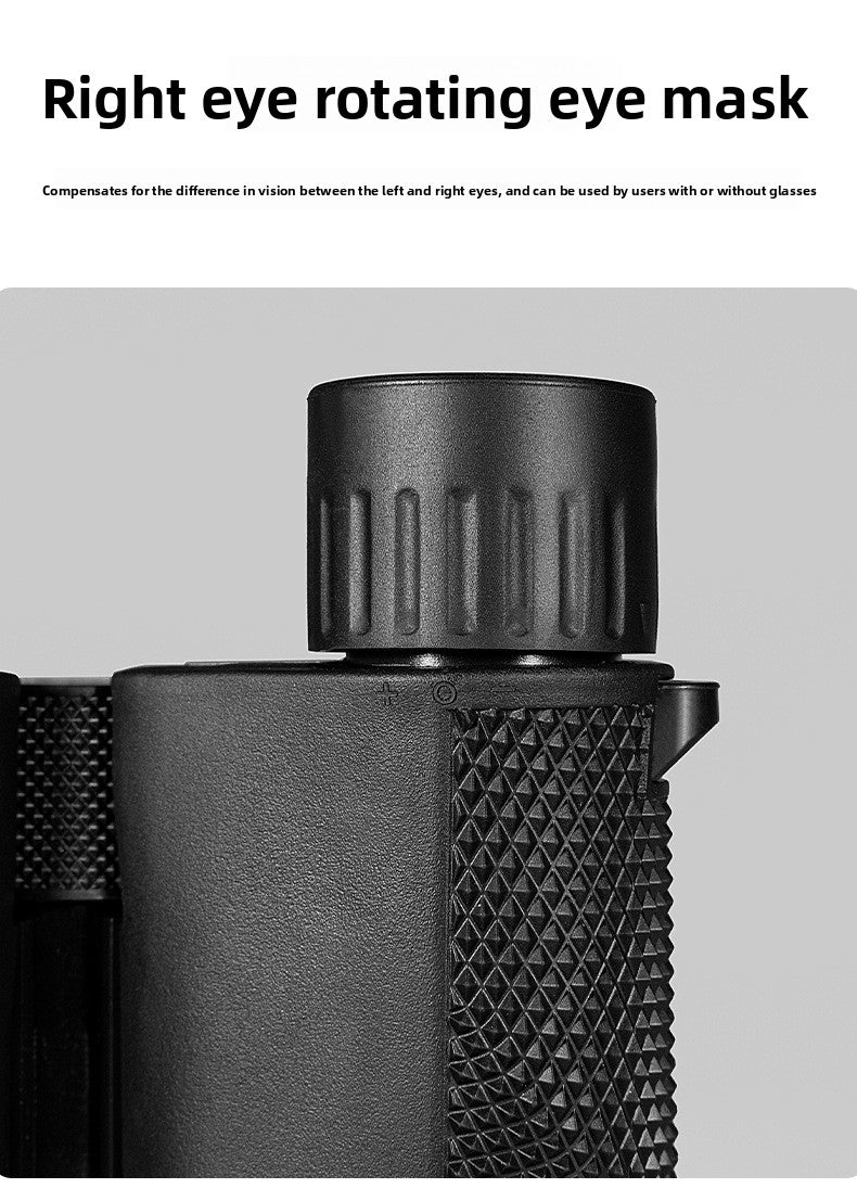 Manufacturer Wholesale Foldable 10X25 Small Paul Travel Outdoor Supplies Mini HD High Magnification Binoculars