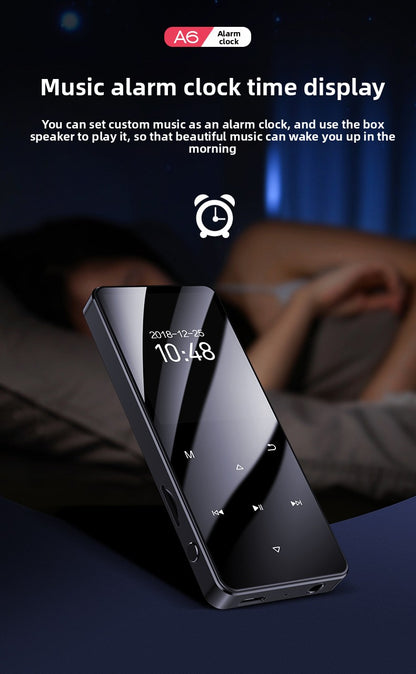 MP3 Manufacturer Supplies A6 Student Player MP4 Card Slot Touch Button Bluetooth Speaker Mini Portable Walkman