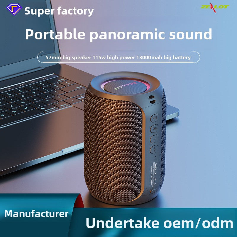 Fanatic New S32pro Bluetooth Speaker Outdoor Portable High-Quality Sound Subwoofer Home Audio Cross-Border